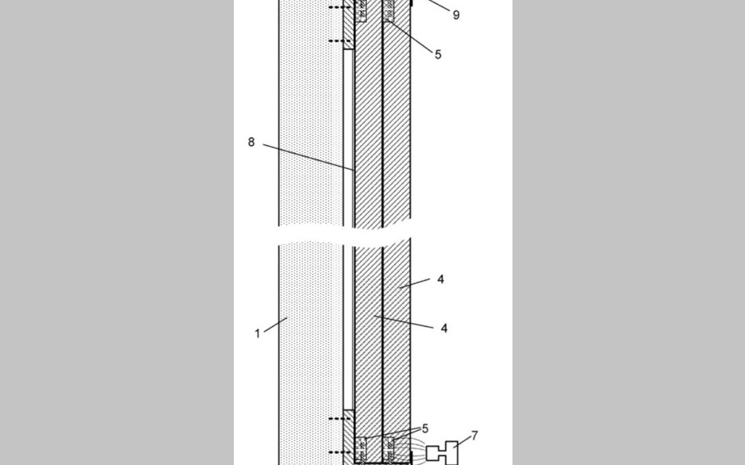 Device for fastening of panels of a paneling system on a base, and replaceable paneling system built-up of panels